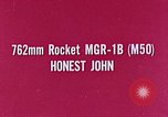 Image of 762mm rocket MGR-1B United States USA, 1965, second 4 stock footage video 65675023984