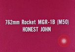 Image of 762mm rocket MGR-1B United States USA, 1965, second 6 stock footage video 65675023984