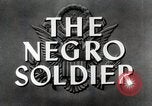 Image of African American soldiers training in World War II United States USA, 1945, second 36 stock footage video 65675023987