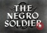 Image of African American soldiers training in World War II United States USA, 1945, second 37 stock footage video 65675023987