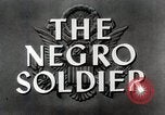 Image of African American soldiers training in World War II United States USA, 1945, second 39 stock footage video 65675023987