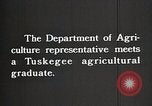 Image of Thomas Monroe Campbell agricultural extension agent Alabama United States USA, 1921, second 4 stock footage video 65675023992