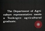 Image of Thomas Monroe Campbell agricultural extension agent Alabama United States USA, 1921, second 7 stock footage video 65675023992