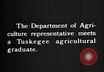 Image of Thomas Monroe Campbell agricultural extension agent Alabama United States USA, 1921, second 8 stock footage video 65675023992