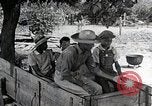 Image of Tuskegee Airman 99th Pursuit Squadron visited by family Tuskegee Alabama USA, 1942, second 21 stock footage video 65675023998