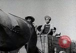 Image of Tuskegee Airman 99th Pursuit Squadron visited by family Tuskegee Alabama USA, 1942, second 44 stock footage video 65675023998