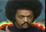 Image of Jesse Jackson discusses Civil Rights protests and morality United States USA, 1976, second 29 stock footage video 65675024006