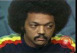 Image of Jesse Jackson discusses Civil Rights protests and morality United States USA, 1976, second 30 stock footage video 65675024006