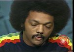 Image of Jesse Jackson discusses Civil Rights protests and morality United States USA, 1976, second 31 stock footage video 65675024006