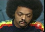 Image of Jesse Jackson discusses Civil Rights protests and morality United States USA, 1976, second 35 stock footage video 65675024006