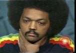 Image of Jesse Jackson discusses Civil Rights protests and morality United States USA, 1976, second 37 stock footage video 65675024006