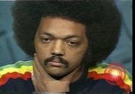 Image of Jesse Jackson discusses Civil Rights protests and morality United States USA, 1976, second 39 stock footage video 65675024006