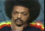 Image of Jesse Jackson discusses Civil Rights protests and morality United States USA, 1976, second 41 stock footage video 65675024006