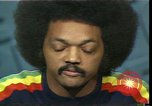Image of Jesse Jackson discusses Civil Rights protests and morality United States USA, 1976, second 45 stock footage video 65675024006