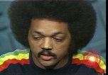 Image of Jesse Jackson discusses Civil Rights protests and morality United States USA, 1976, second 47 stock footage video 65675024006