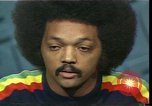 Image of Jesse Jackson discusses Civil Rights protests and morality United States USA, 1976, second 49 stock footage video 65675024006