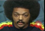 Image of Jesse Jackson discusses Civil Rights protests and morality United States USA, 1976, second 50 stock footage video 65675024006