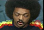 Image of Jesse Jackson discusses Civil Rights protests and morality United States USA, 1976, second 52 stock footage video 65675024006