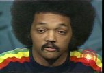 Image of Jesse Jackson discusses Civil Rights protests and morality United States USA, 1976, second 55 stock footage video 65675024006