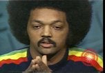 Image of Jesse Jackson discusses Civil Rights protests and morality United States USA, 1976, second 61 stock footage video 65675024006