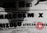 Image Malcolm X parle au mouvement des droits civils United States USA, 1963, de la seconde 8 séquences d'archives historiques vidéo 65675024051