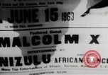 Image Malcolm X parle au mouvement des droits civils United States USA, 1963, de la seconde 9 séquences d'archives historiques vidéo 65675024051