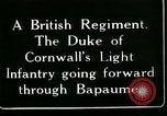 Standbild Schlacht von Hindenberg Line Frankreich, 1918, aus Sekunde 5 historischem Filmmaterial Videoclip 65675024095