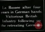 Image of Battle of Hindenberg Line France, 1918, second 6 stock footage video 65675024099
