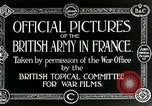 Image of Royal Field Artillery France, 1918, second 4 stock footage video 65675024100