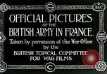 Image of Royal Field Artillery France, 1918, second 5 stock footage video 65675024100