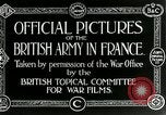 Image of Royal Field Artillery France, 1918, second 7 stock footage video 65675024100