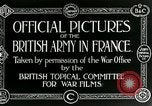 Image of Royal Field Artillery France, 1918, second 8 stock footage video 65675024100