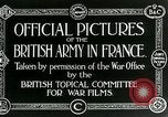 Image of Royal Field Artillery France, 1918, second 9 stock footage video 65675024100