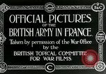 Image of Royal Field Artillery France, 1918, second 11 stock footage video 65675024100