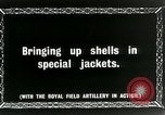 Image of Royal Field Artillery France, 1918, second 39 stock footage video 65675024101