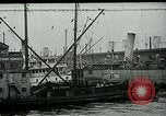 Standbild Armee Transport Service Piers in Hoboken New Jersey Hoboken New Jersey USA, 1918, aus Sekunde 1 historischem Filmmaterial Videoclip 65675024105
