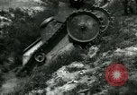 Image of Ford  M1918  tank gets stuck during testing Dearborn Michigan USA, 1918, second 27 stock footage video 65675024112