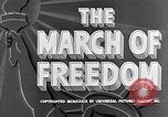 Standbild im März der Freiheit United States USA, 1939, aus Sekunde 16 historischem Filmmaterial Videoclip 65675024128
