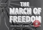 Standbild im März der Freiheit United States USA, 1939, aus Sekunde 18 historischem Filmmaterial Videoclip 65675024128