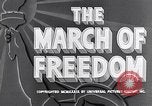 Standbild im März der Freiheit United States USA, 1939, aus Sekunde 20 historischem Filmmaterial Videoclip 65675024128
