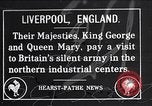 Immagine di King George V Liverpool England, 1918, secondo 1 filmato di repertorio 65675024136