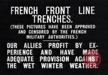 Immagine di Trincee francese nelle linee del fronte Francia, 1918, secondo 3 filmato di repertorio 65675024139