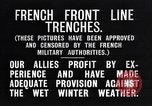 Immagine di Trincee francese nelle linee del fronte Francia, 1918, secondo 4 filmato di repertorio 65675024139