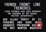 Immagine di Trincee francese nelle linee del fronte Francia, 1918, secondo 5 filmato di repertorio 65675024139