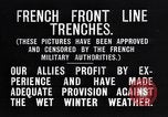Immagine di Trincee francese nelle linee del fronte Francia, 1918, secondo 6 filmato di repertorio 65675024139