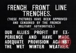 Immagine di Trincee francese nelle linee del fronte Francia, 1918, secondo 7 filmato di repertorio 65675024139