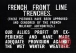 Immagine di Trincee francese nelle linee del fronte Francia, 1918, secondo 9 filmato di repertorio 65675024139