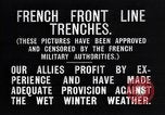 Immagine di Trincee francese nelle linee del fronte Francia, 1918, secondo 10 filmato di repertorio 65675024139