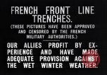 Immagine di Trincee francese nelle linee del fronte Francia, 1918, secondo 11 filmato di repertorio 65675024139