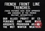 Immagine di Trincee francese nelle linee del fronte Francia, 1918, secondo 12 filmato di repertorio 65675024139